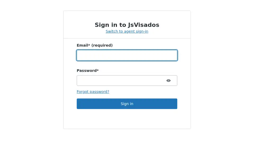Screenshot of jsvisados.zendesk.com