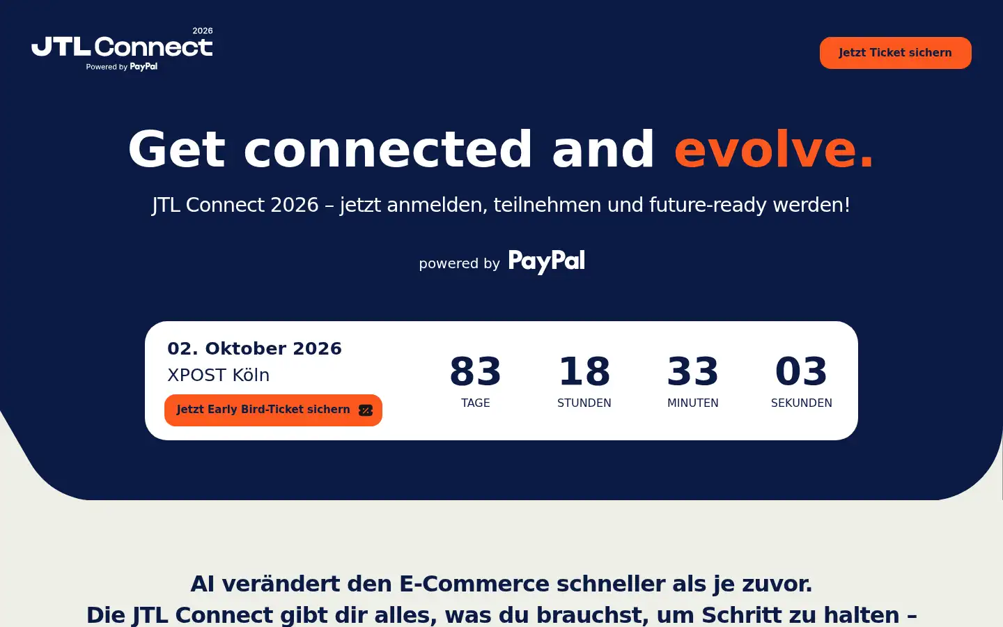 Screenshot of jtl-connect.de