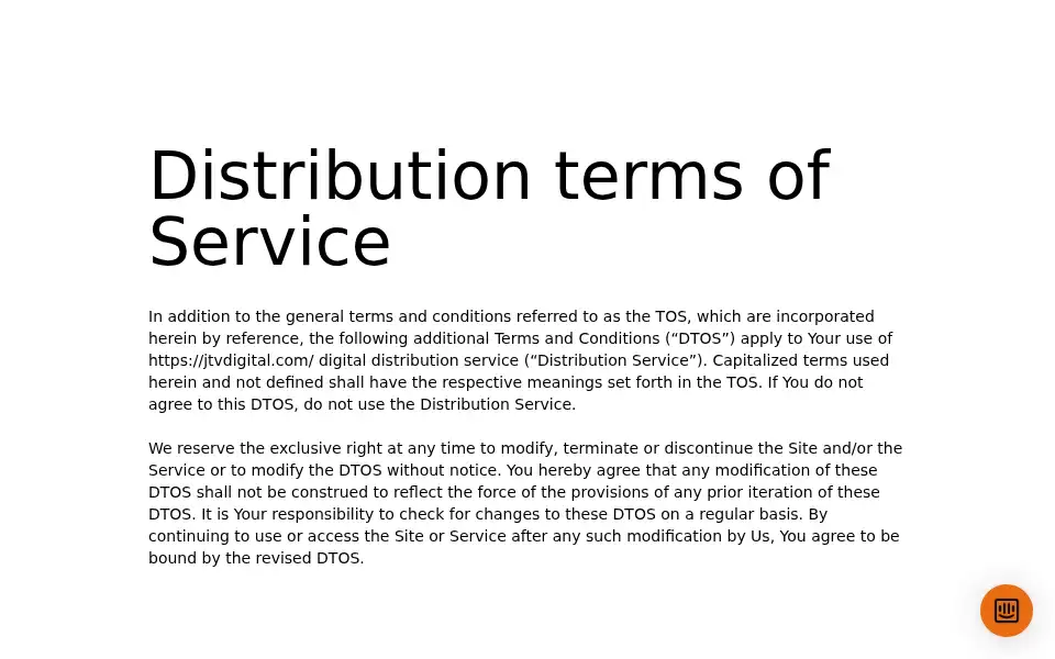 Screenshot of jtvdigital.com
