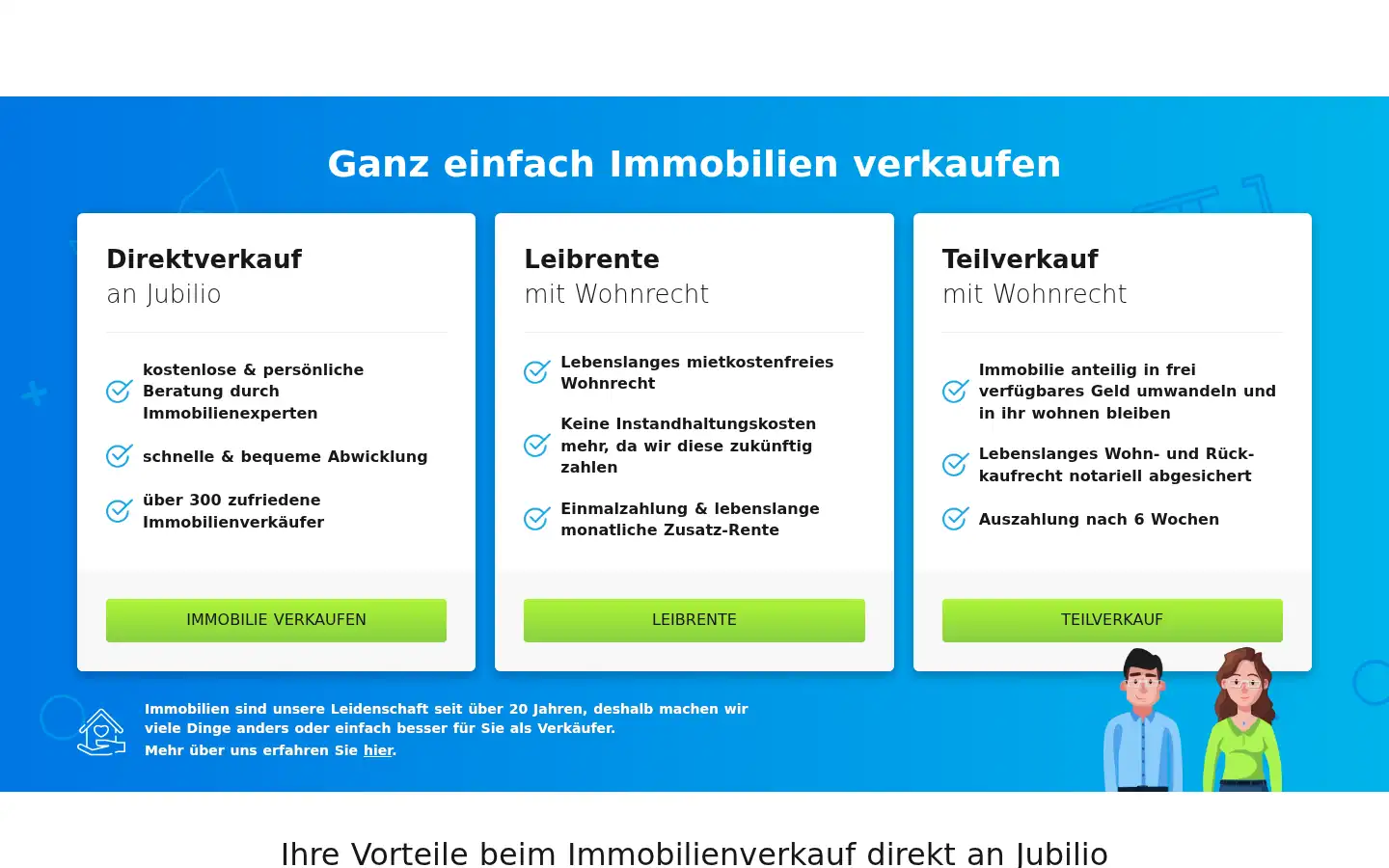 Screenshot of jubilio.de
