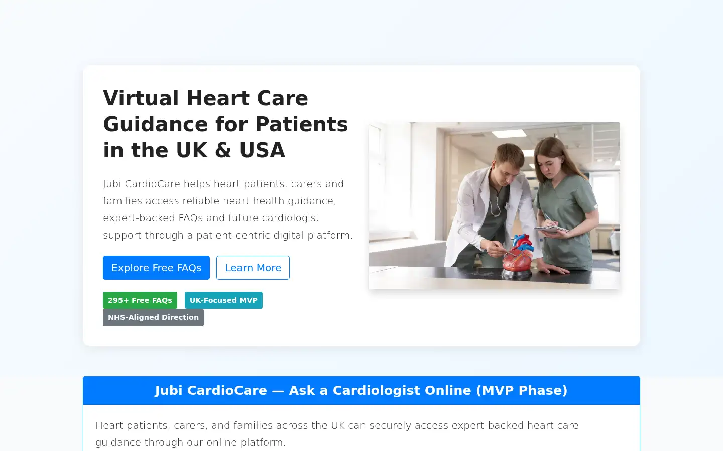 Screenshot of jubimobilehealth.com