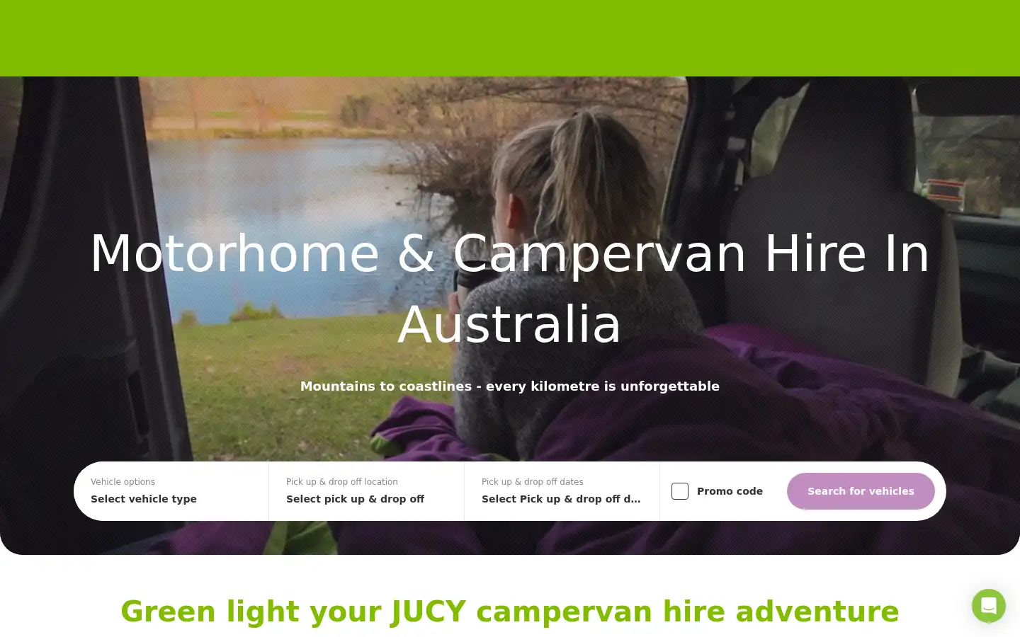 Screenshot of jucy.com