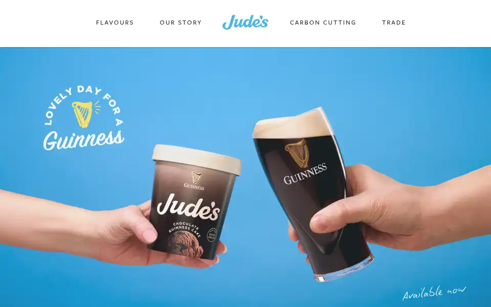 Screenshot of judes.com