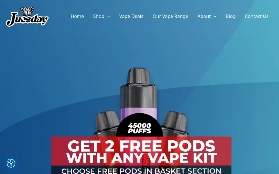 Screenshot of juesday.com