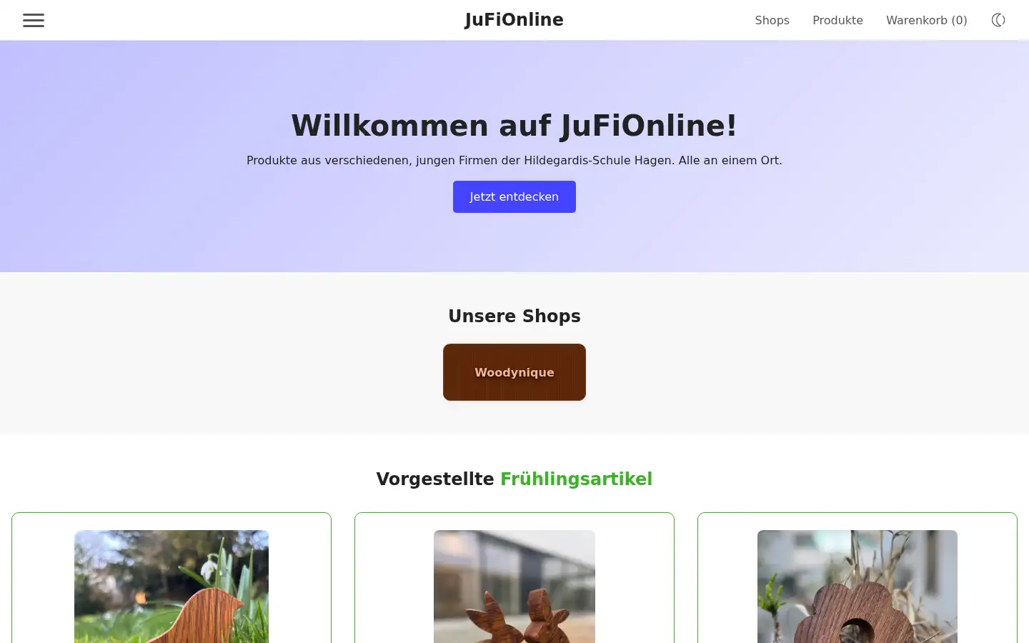 Screenshot of jufionline.de