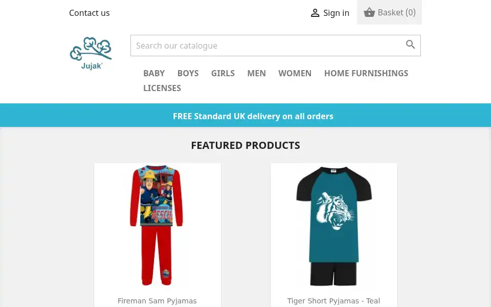 Screenshot of jujak.co.uk
