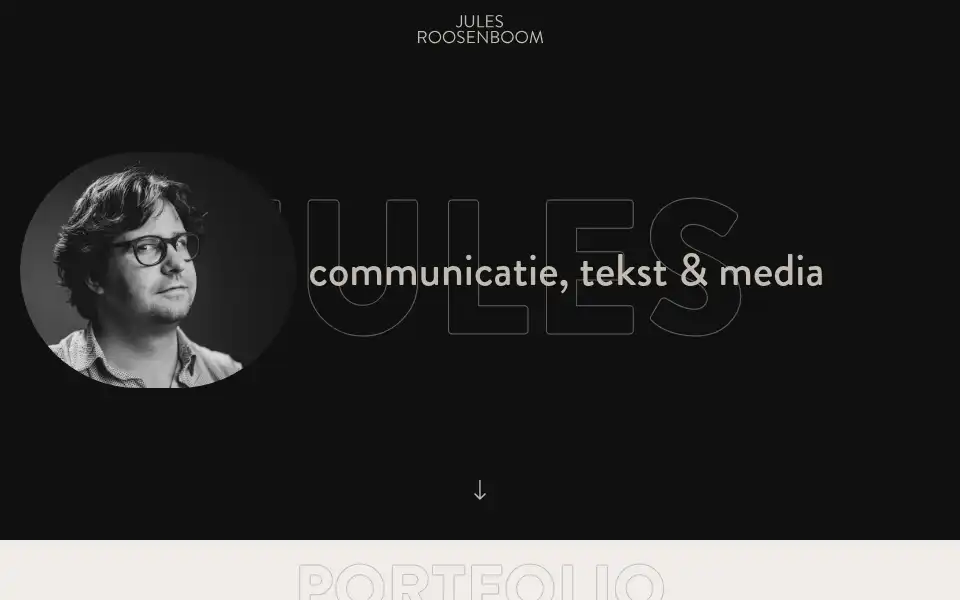 Screenshot of julesroosenboom.nl