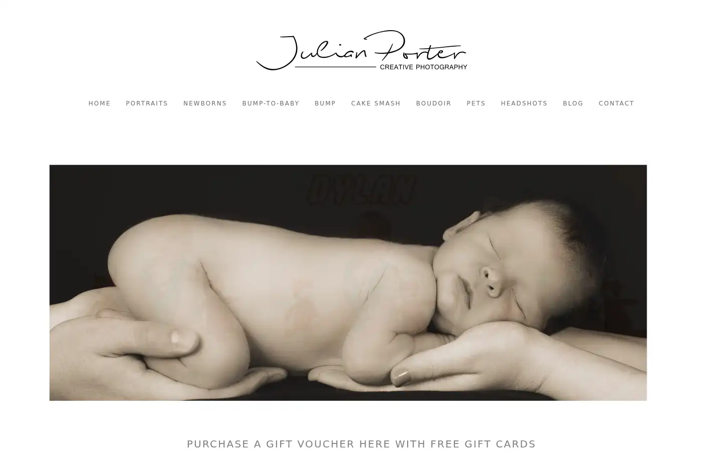 Screenshot of julianporter.com