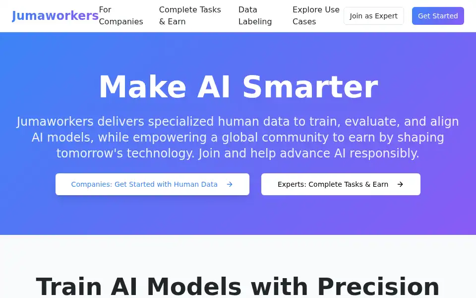 Screenshot of jumaworkers.com