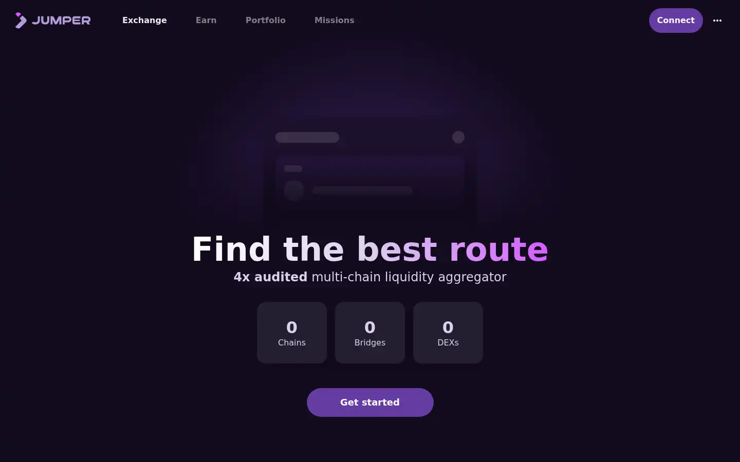 Screenshot of jumper.exchange