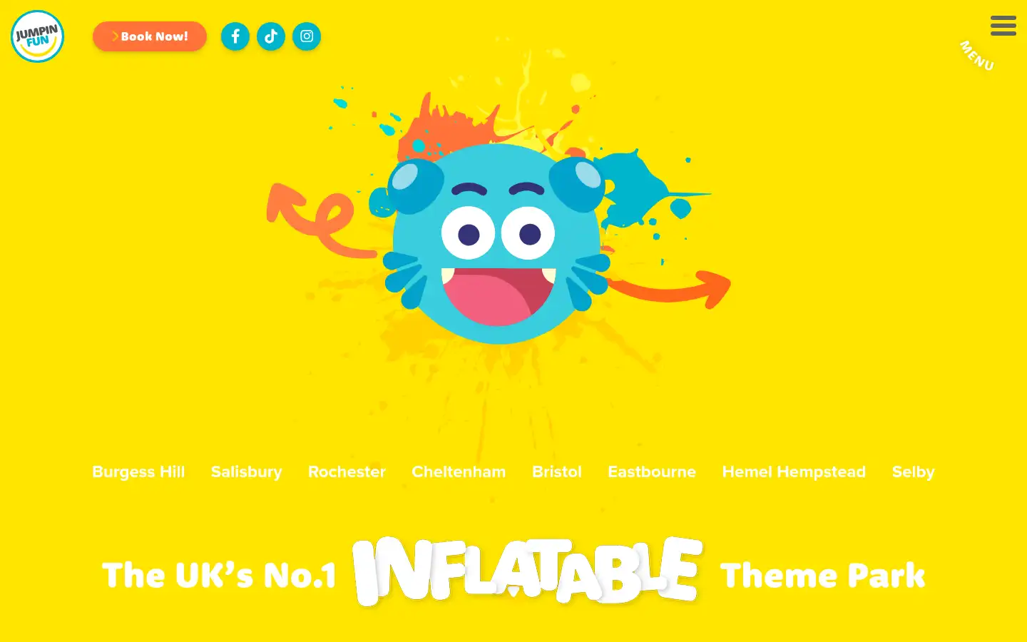 Screenshot of jumpinfun.co.uk