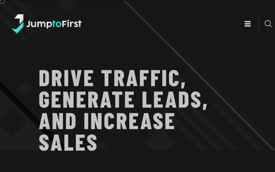 Screenshot of jumptofirst.com