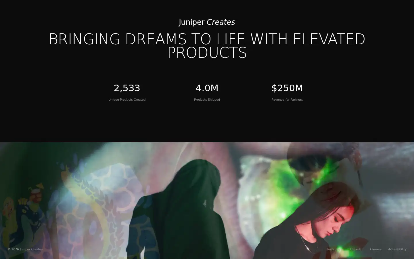 Screenshot of junipercreates.com