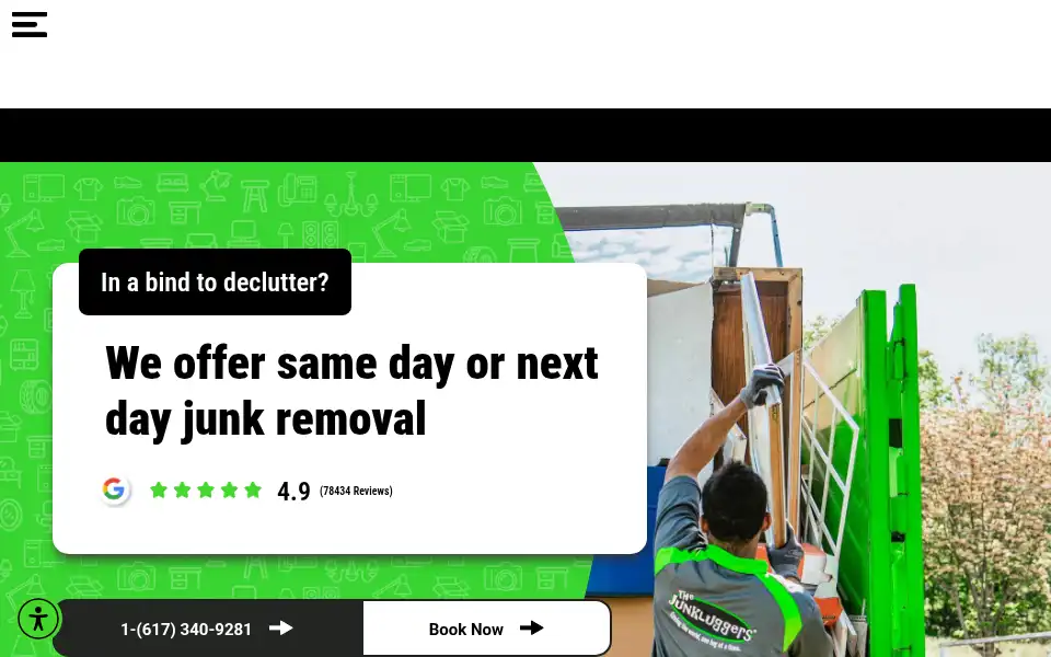 Screenshot of junkluggers.com