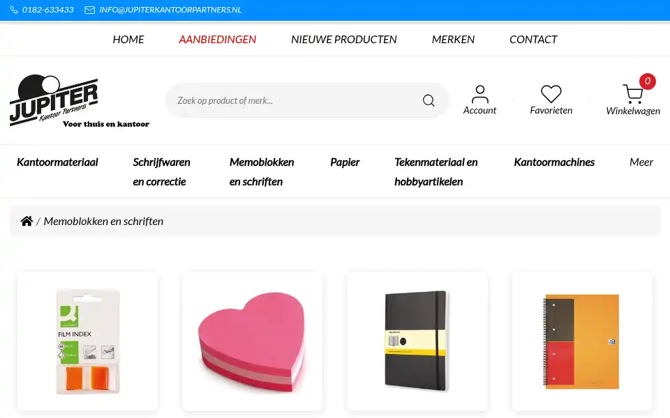 Screenshot of jupiterkantoorpartners.nl