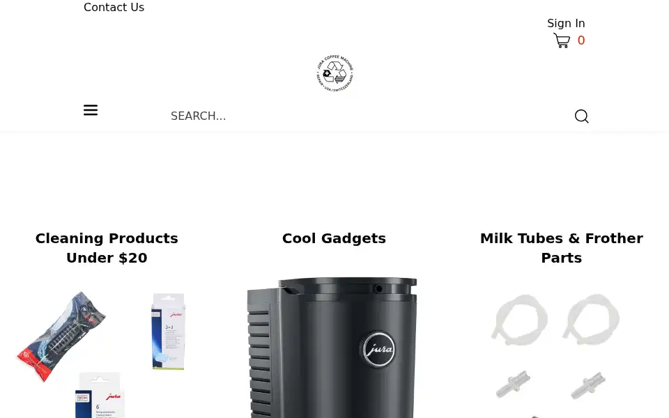 Screenshot of jura-parts.com
