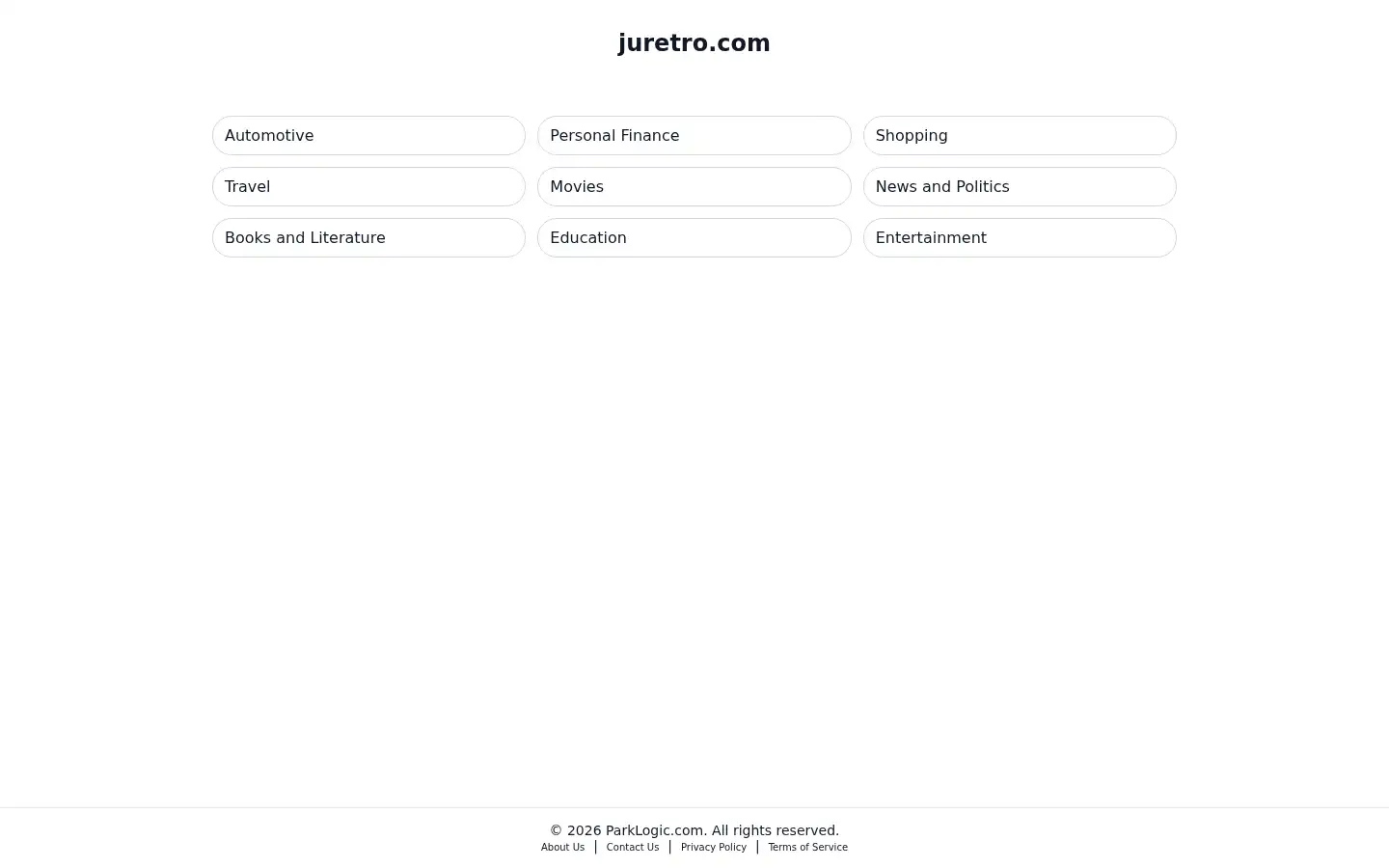 Screenshot of juretro.com