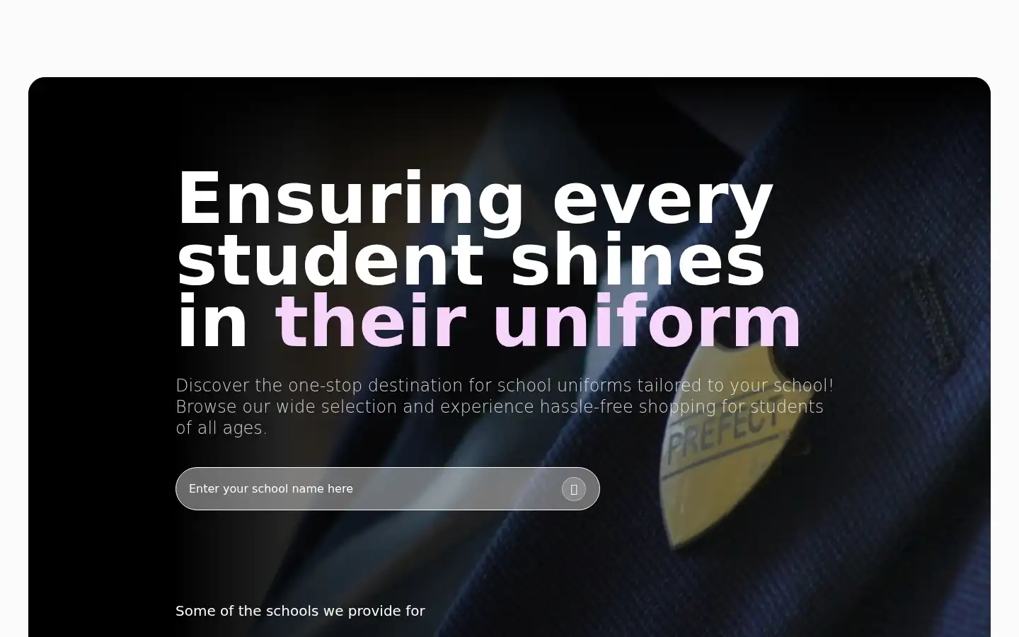 Screenshot of just-schoolwear.co.uk