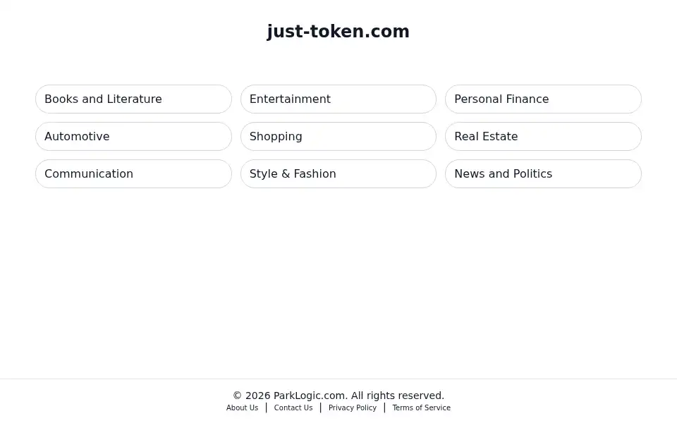Screenshot of just-token.com
