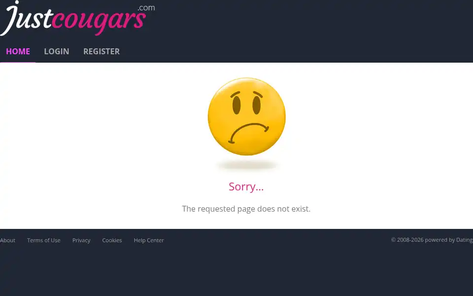 Screenshot of justcougars.com