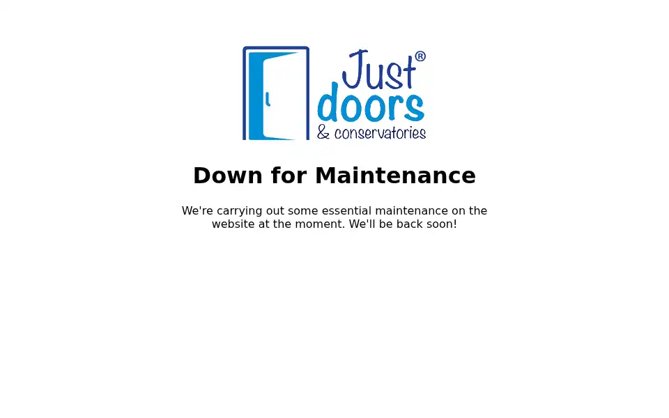 Screenshot of justdoorsandconservatories.co.uk