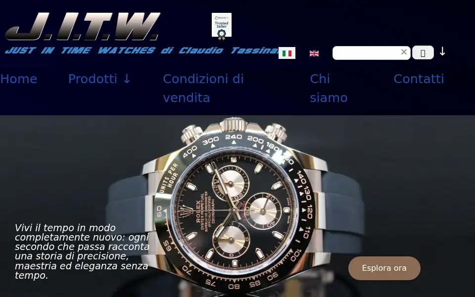 Screenshot of justintimewatches.it