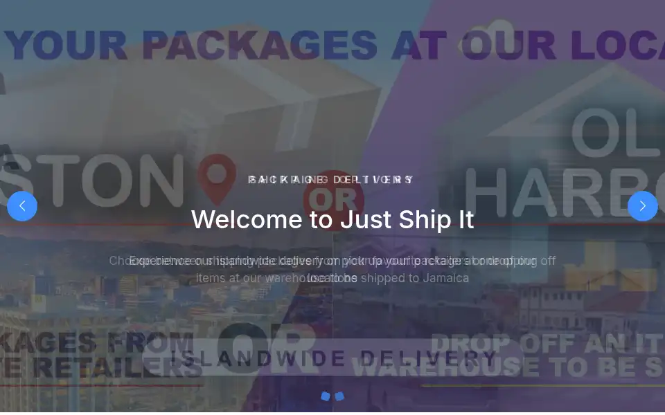 Screenshot of justshipitja.com