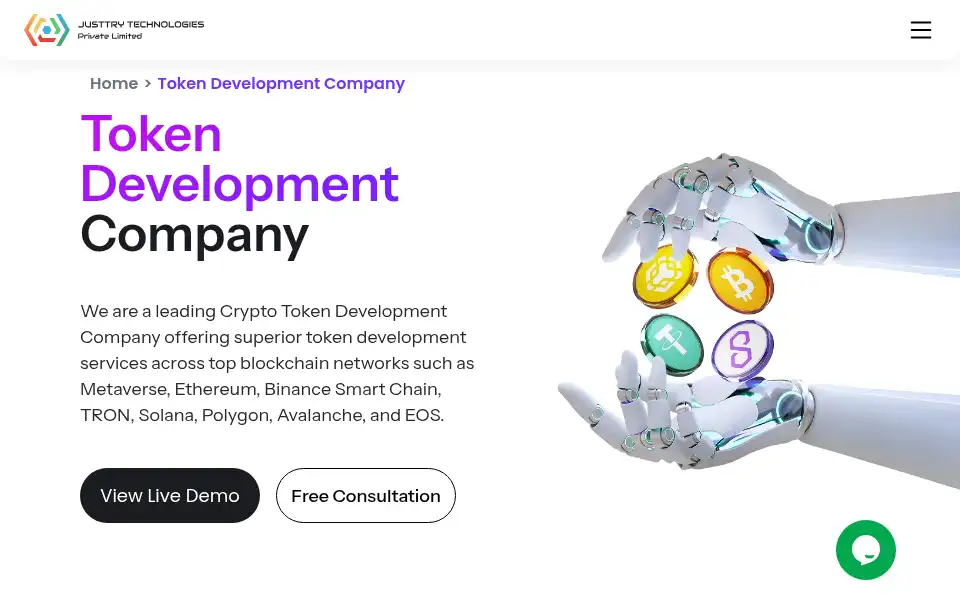 Screenshot of justtrytech.com