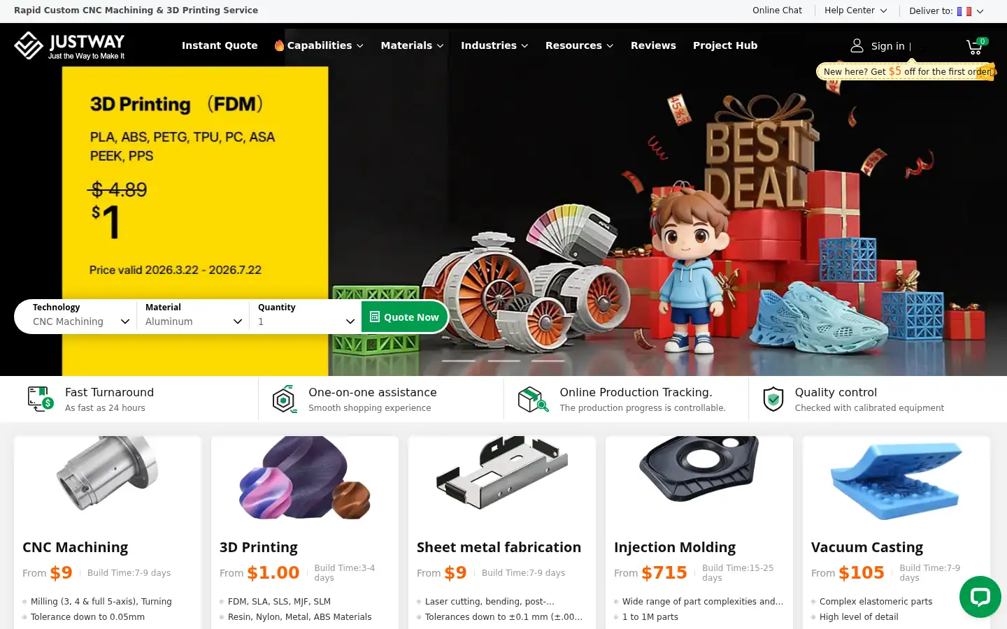 Screenshot of justway.com