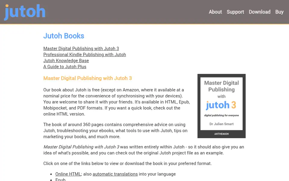 Screenshot of jutoh.com