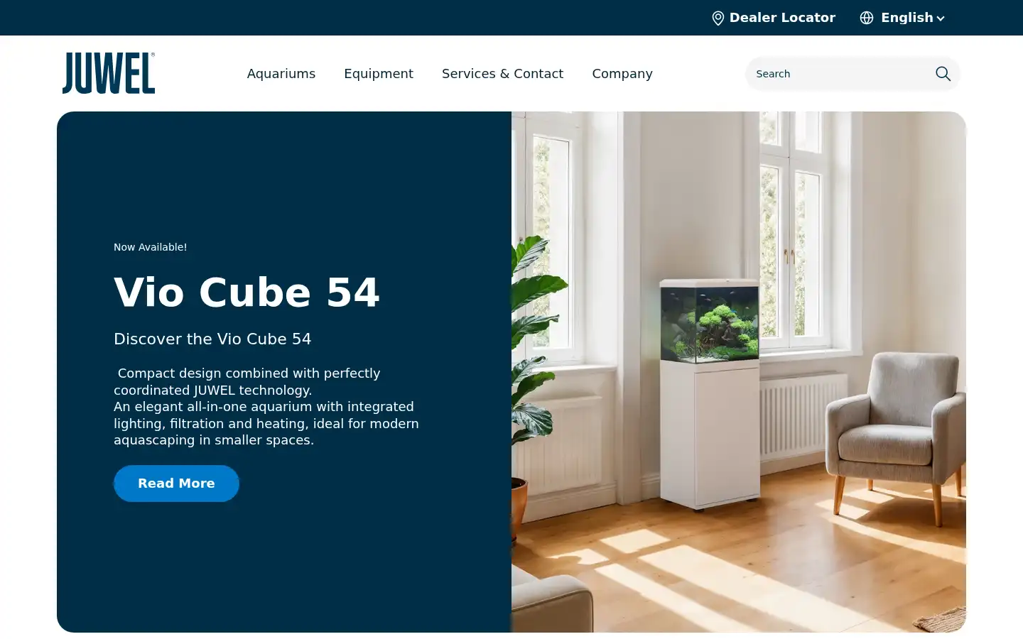 Screenshot of juwel-aquarium.de