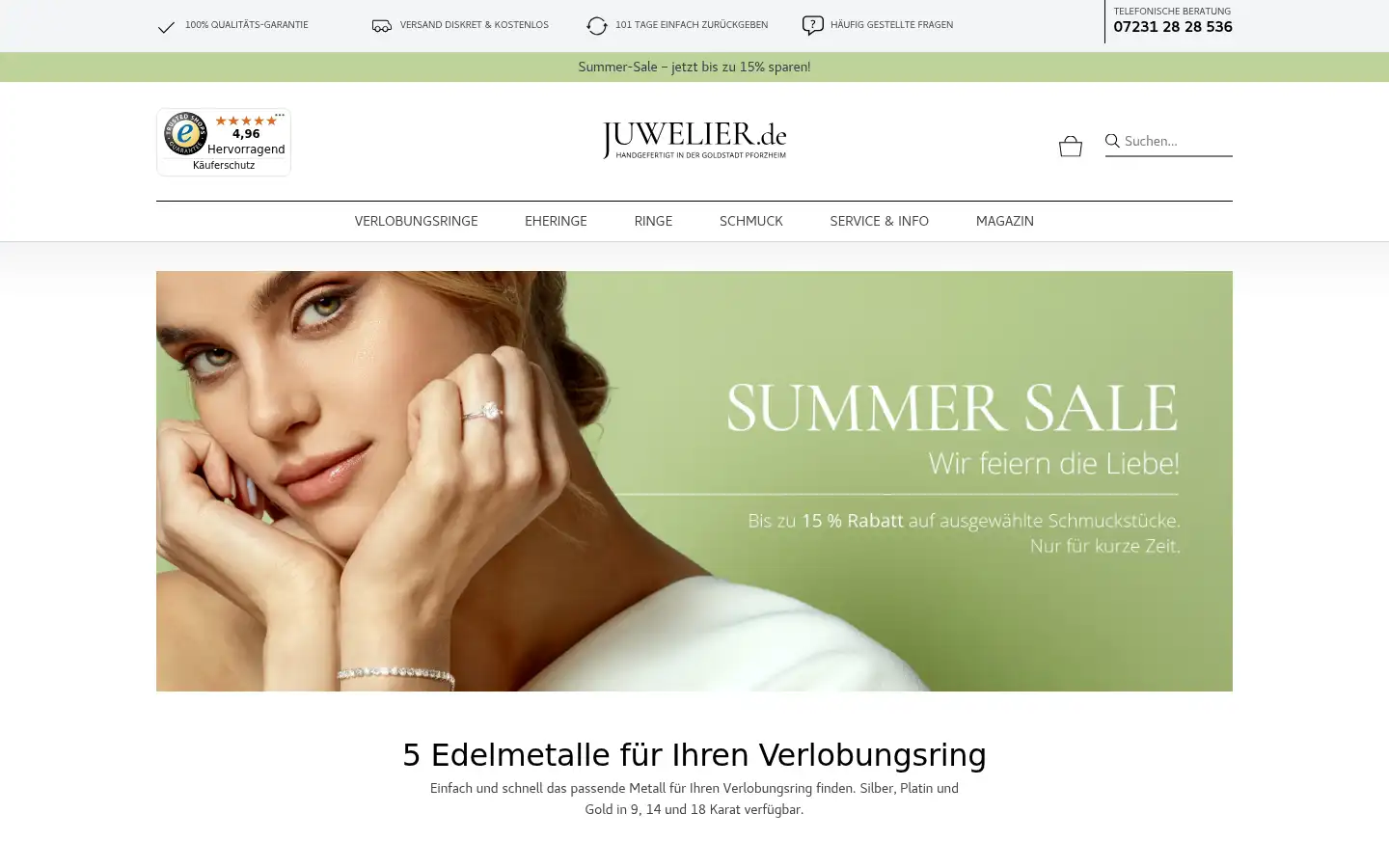 Screenshot of juwelier.de