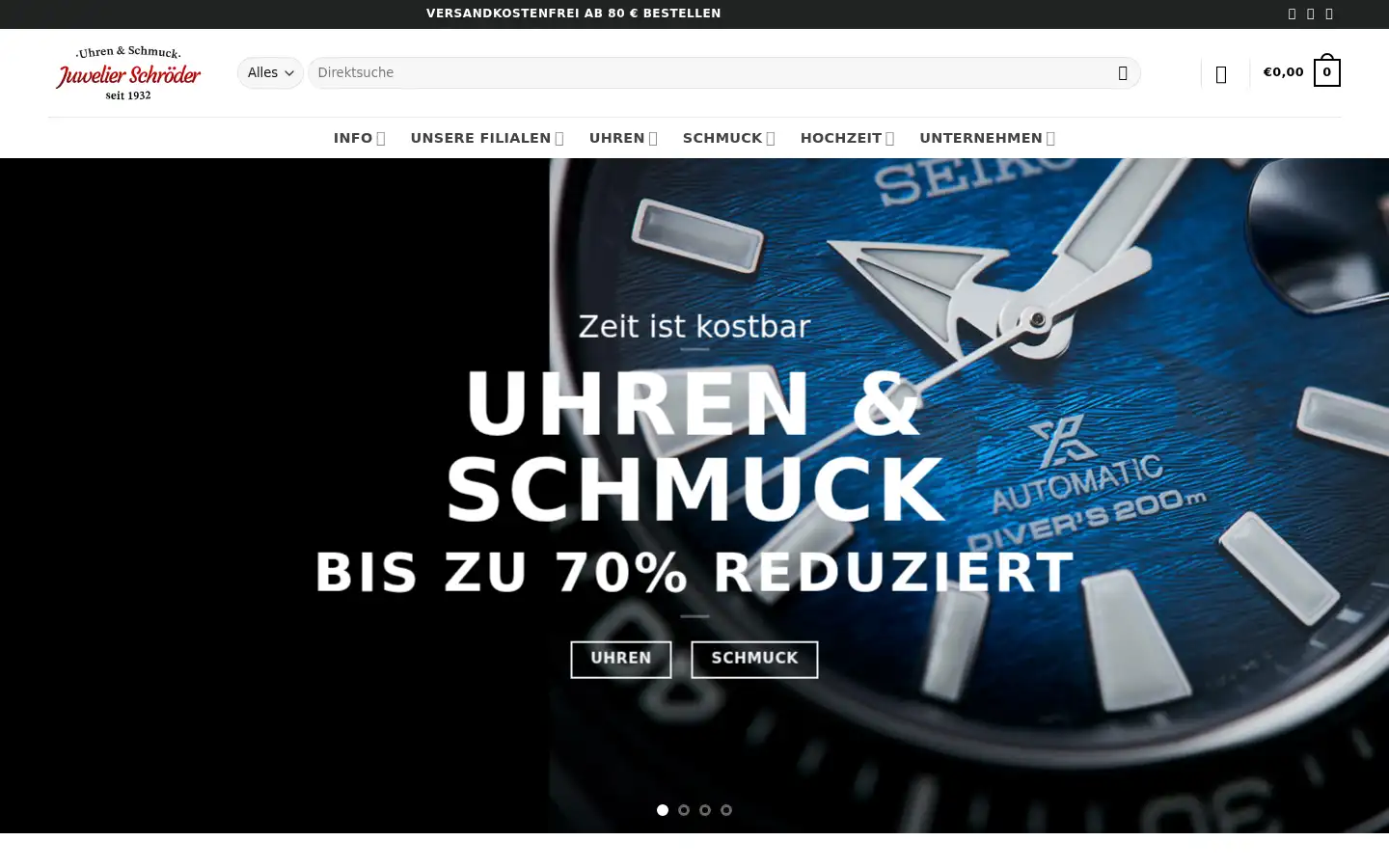 Screenshot of juwelier-schroeder.de