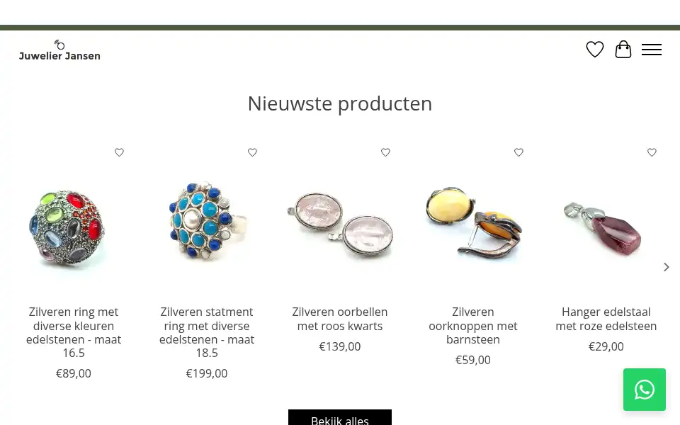 Screenshot of juwelierjansen.nl