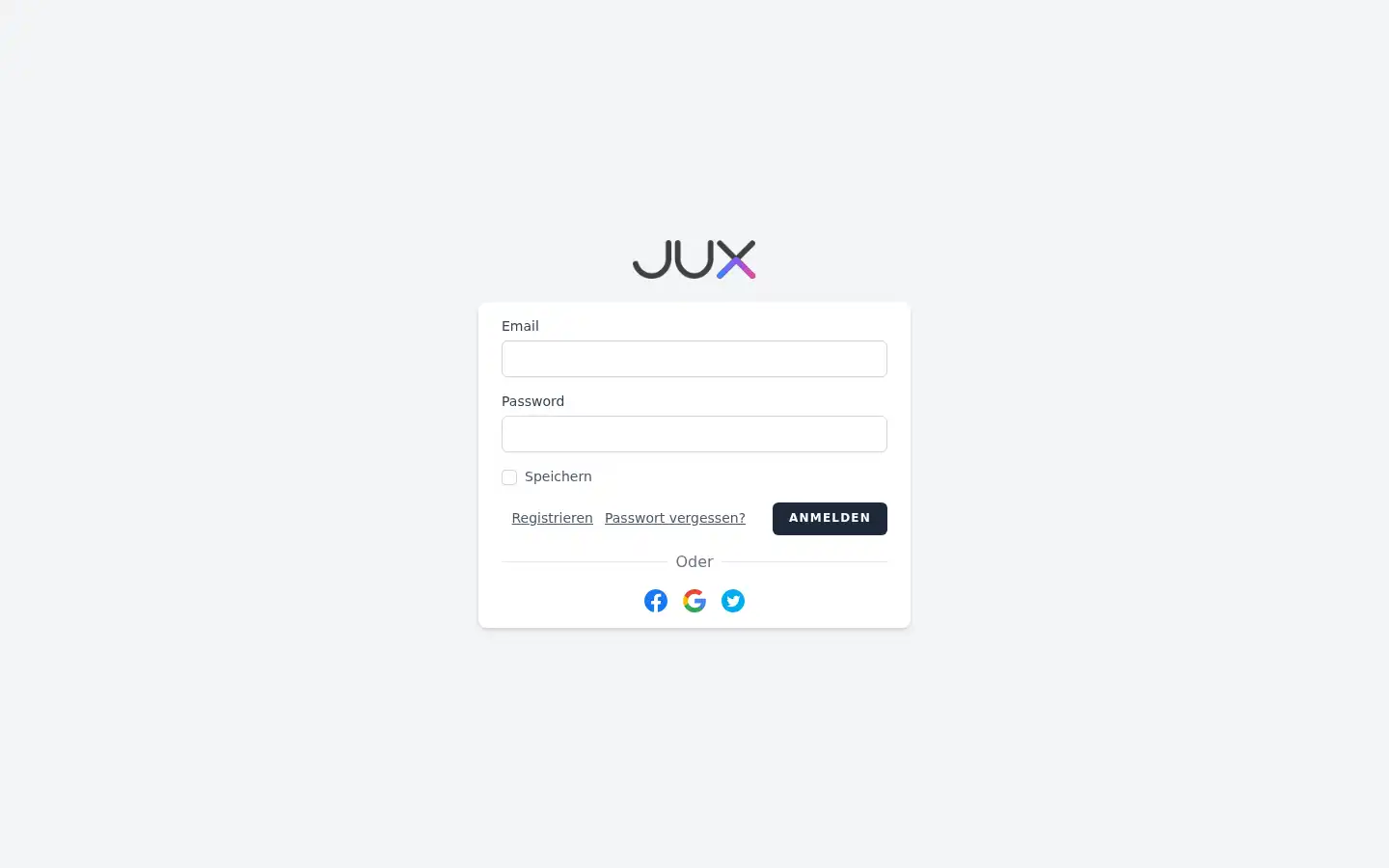Screenshot of jux.net
