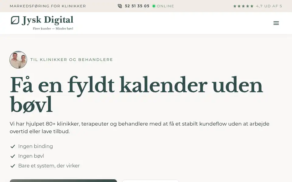 Screenshot of jyskdigital.dk