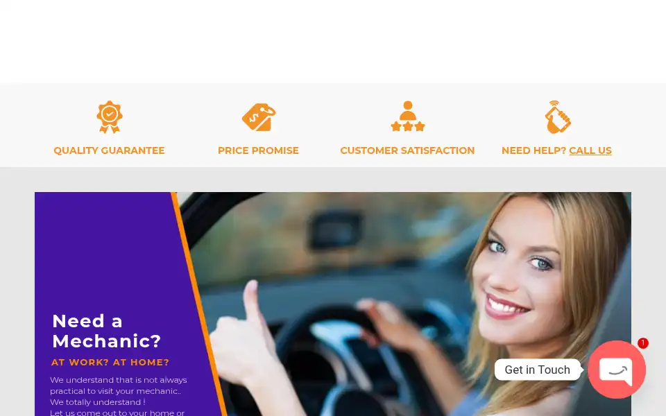 Screenshot of k-linemobilemechanics.com