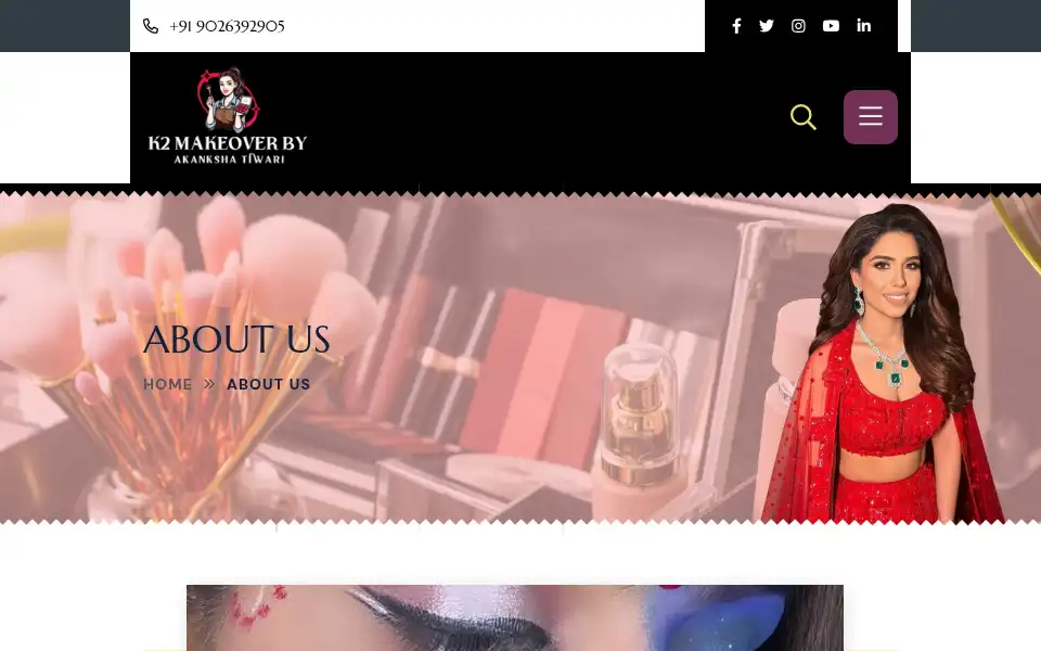 Screenshot of k2makeover.com