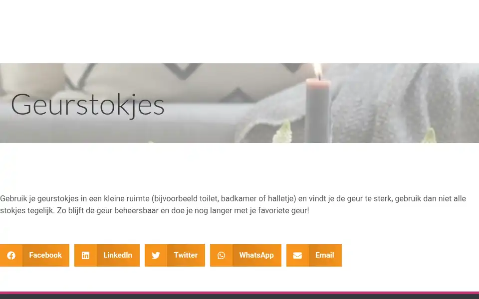 Screenshot of kaarsenco.nl