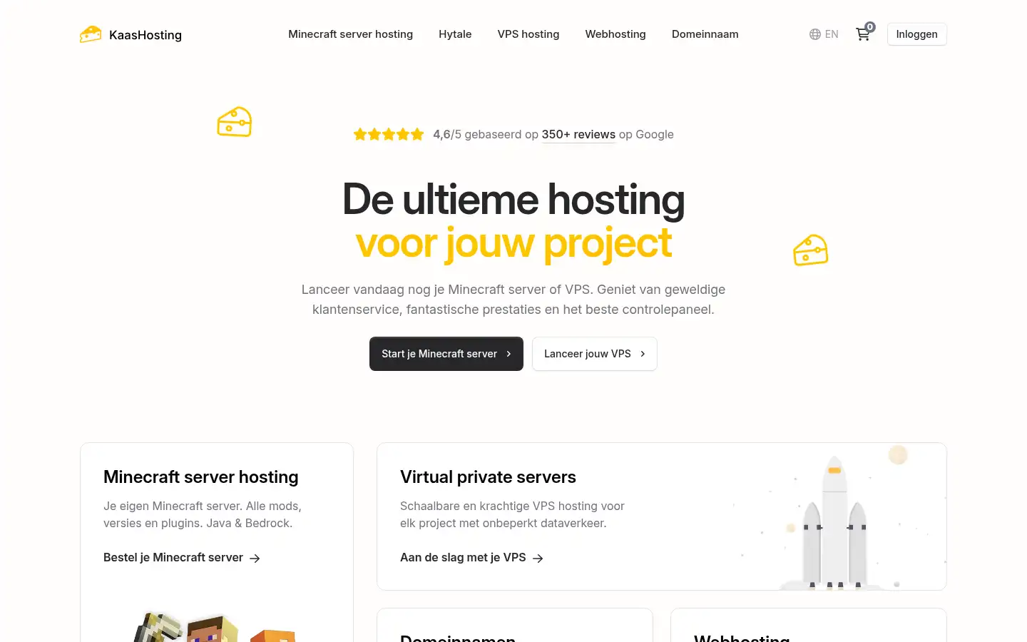Screenshot of kaashosting.nl