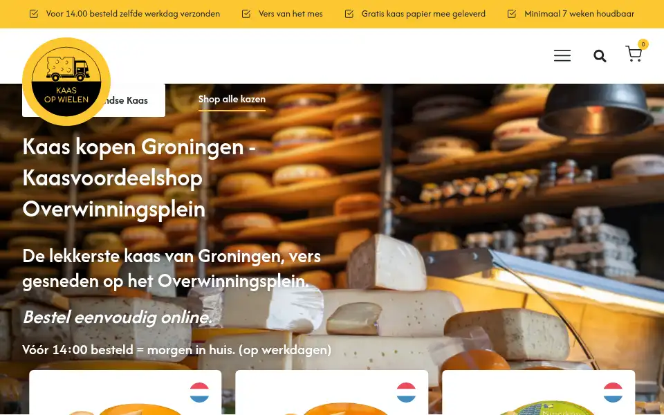 Screenshot of kaasopwielen.nl