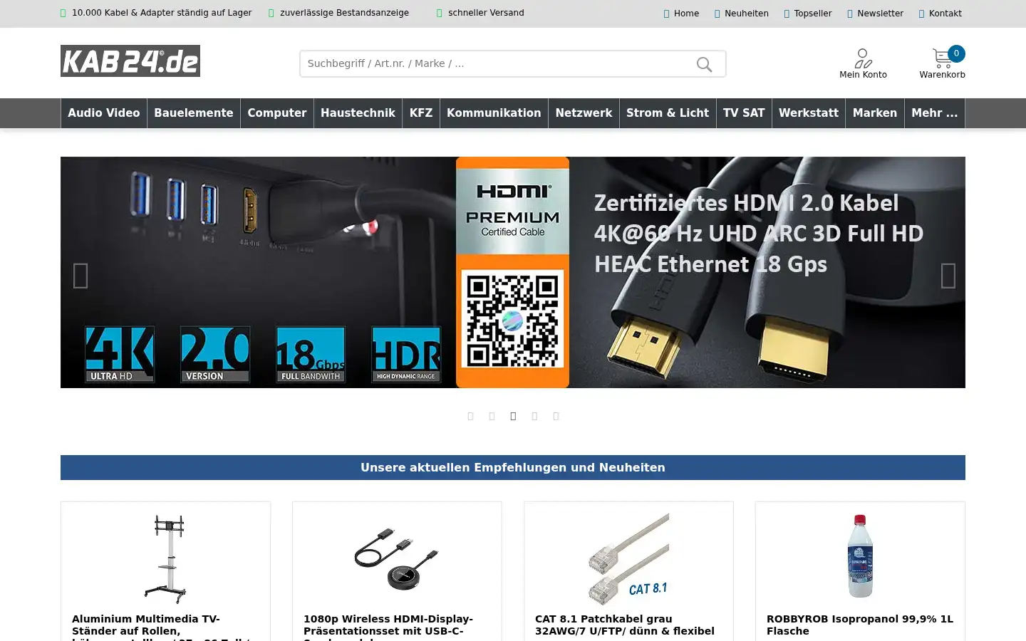 Screenshot of kab24.de