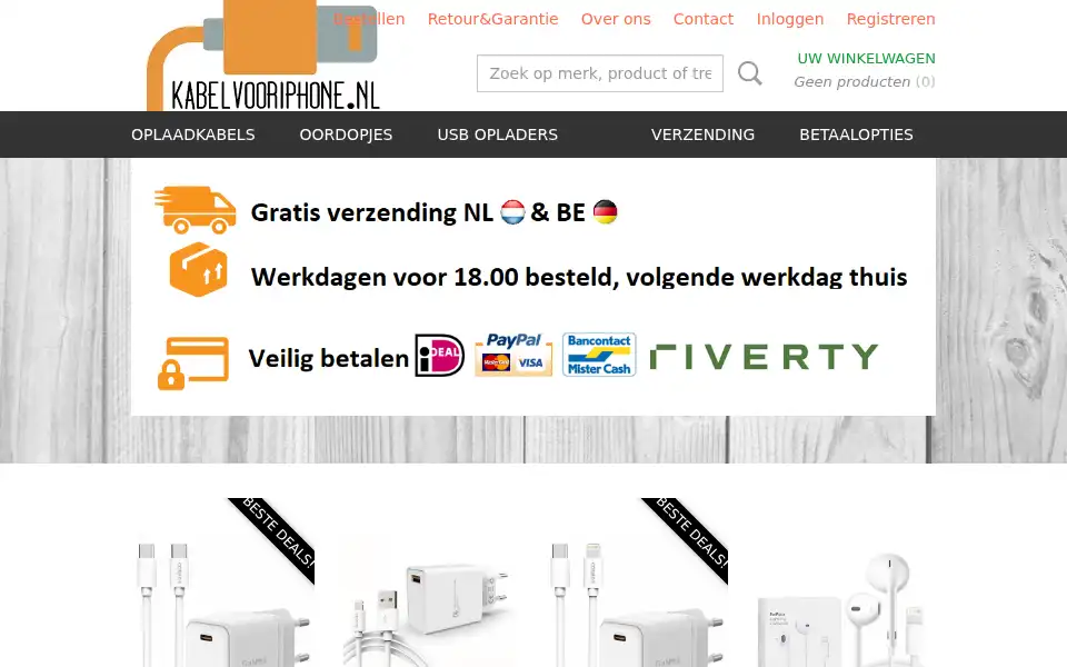 Screenshot of kabelvooriphone.nl
