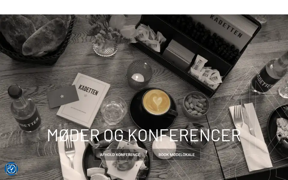 Screenshot of kadetten.dk