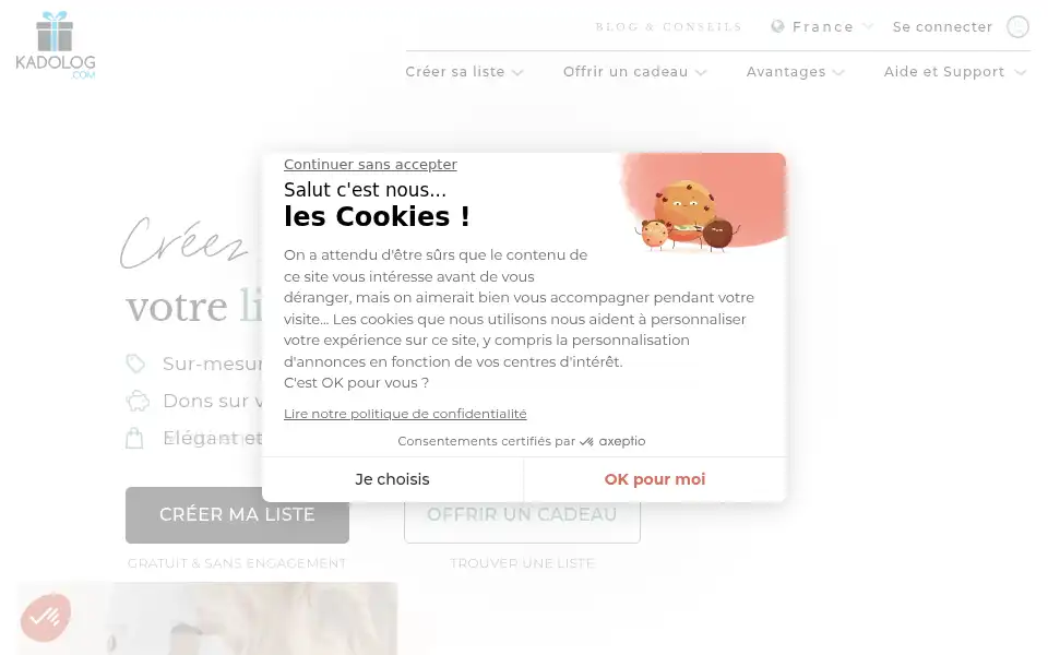 Screenshot of kadolog.com