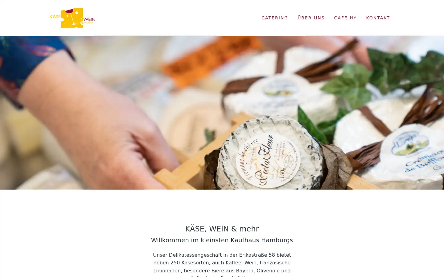 Screenshot of kaese-wein-und-mehr.de