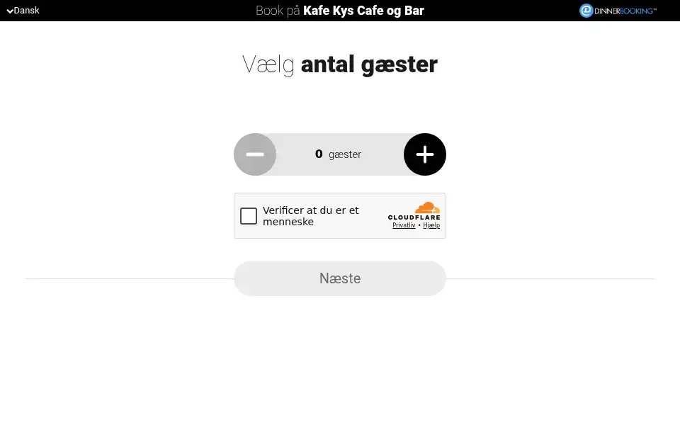 Screenshot of kafekys.dk
