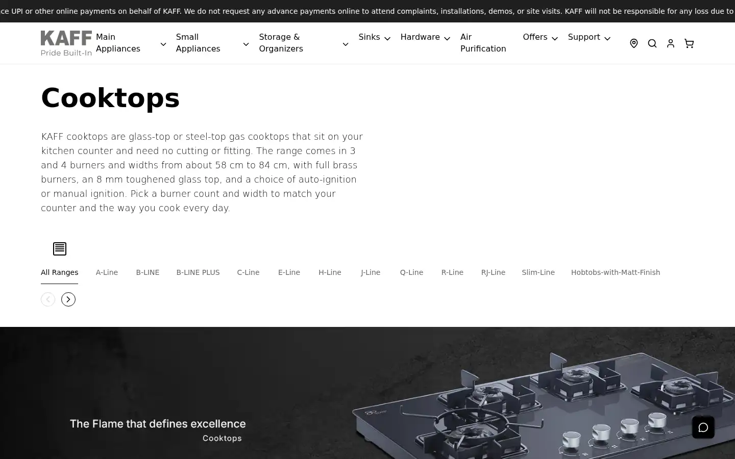 Screenshot of kaff.in
