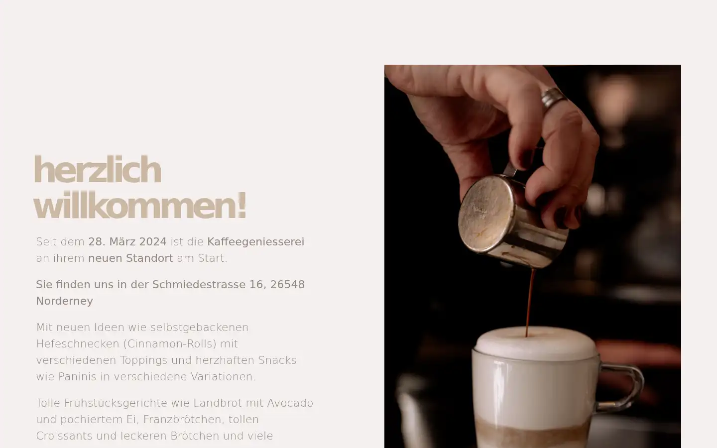 Screenshot of kaffeegeniesserei.de