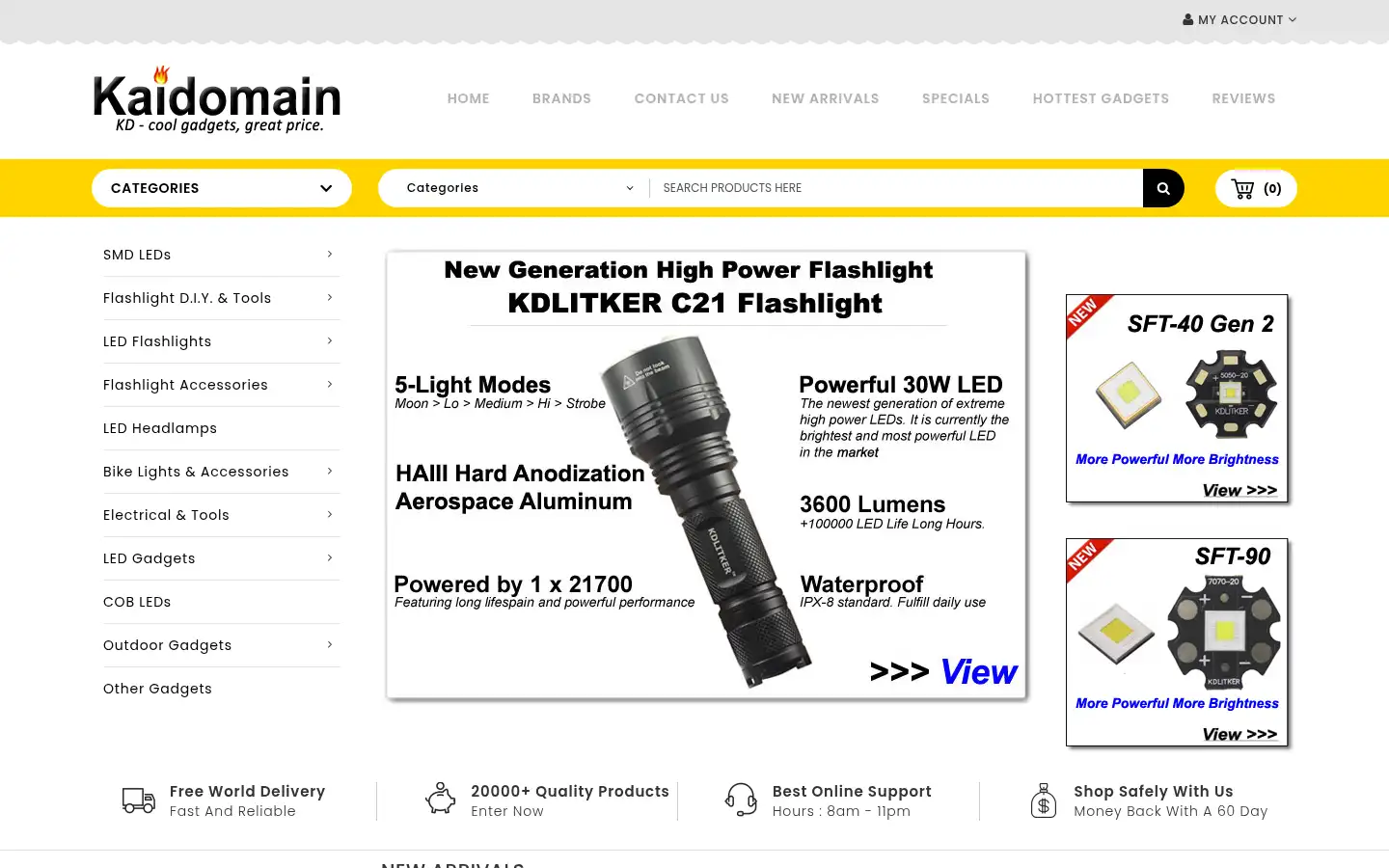 Screenshot of kaidomain.com